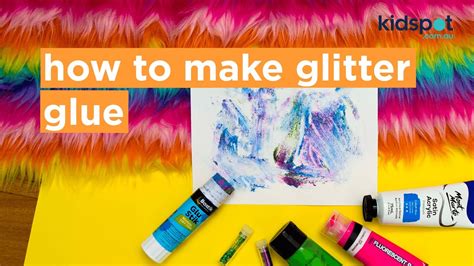 make your own glitter glue